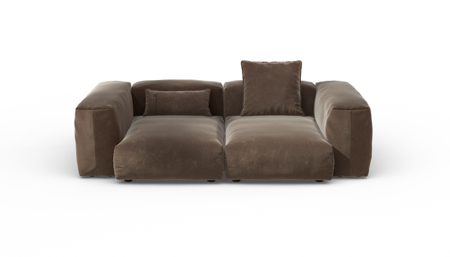 vetsak | Sofa Set 02 Medium - Suave - Espresso | Modulaire Sofa | 2.5 Zits | Big Sofa