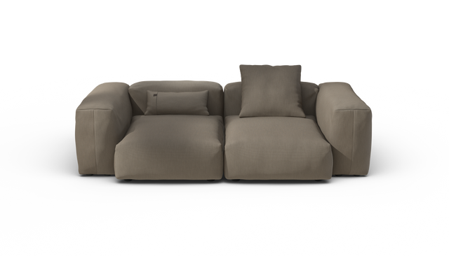 vetsak | Sofa Set 02 Medium - Terrain - Driftwood | Modulaire Sofa | 2.5 Zits | Big Sofa