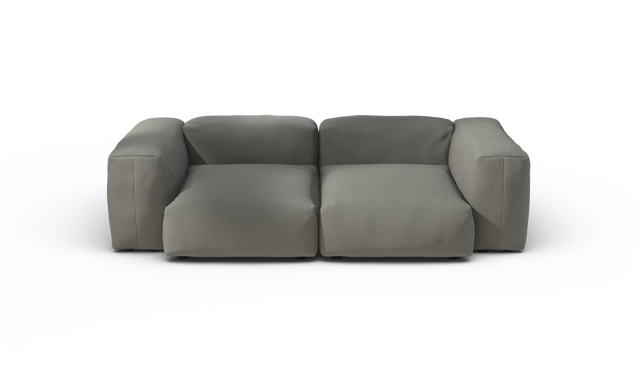 vetsak | Sofa Set 02 Medium - Terrain - Flint | Modulaire Sofa | 2.5 Zits | Big Sofa