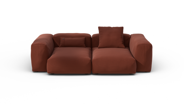 vetsak | Sofa Set 02 Medium - Terrain - Saffron | Modulaire Sofa | 2.5 Zits | Big Sofa