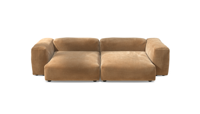 vetsak | Sofa Set 02 XLarge - Cord Velour - Camel | Modulaire Sofa | 3.5 Zits | Big Sofa