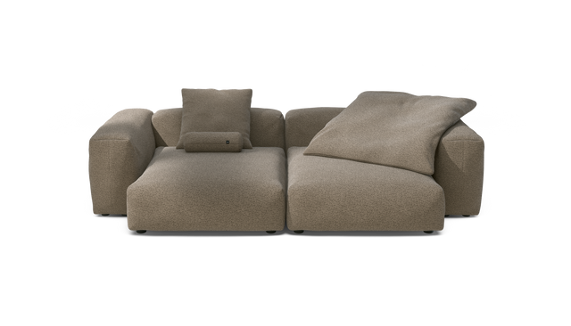 vetsak | Sofa Set 02 XLarge - Loop Loop - Taupe | Modulaire Sofa | 3.5 Zits | Big Sofa