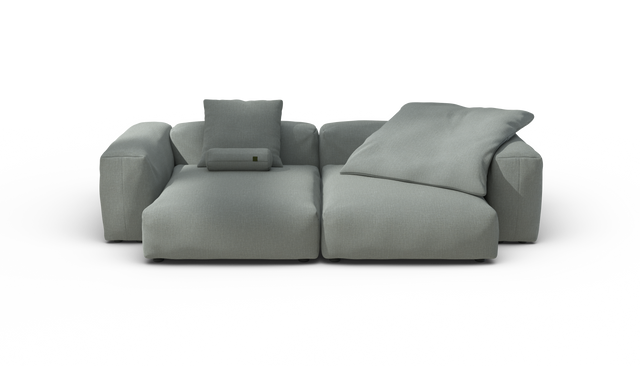 vetsak | Sofa Set 02 XLarge - Breeze - Sage | Modulaire Sofa | 3.5 Zits | Big Sofa