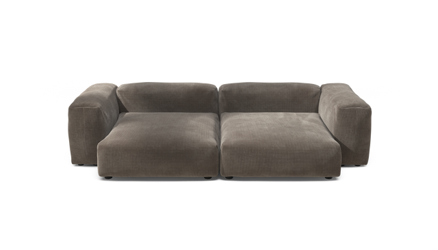 vetsak | Sofa Set 02 XLarge - Cord Velour - Mocha | Modulaire Sofa | 3.5 Zits | Big Sofa