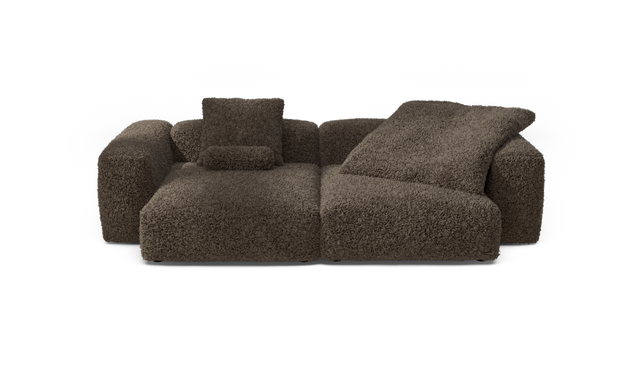 vetsak | Sofa Set 02 XLarge - Doodle - Cacao | Modulaire Sofa | 3.5 Zits | Big Sofa