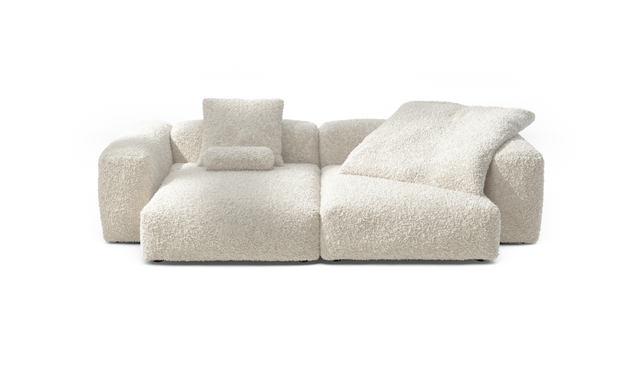 vetsak | Sofa Set 02 XLarge - Doodle - Creme | Modulaire Sofa | 3.5 Zits | Big Sofa