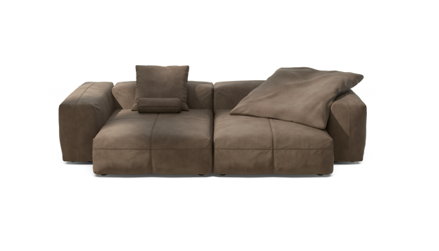 vetsak | Sofa Set 02 XLarge - Leather - Cacao | Modulaire Sofa | 3.5 Zits | Big Sofa