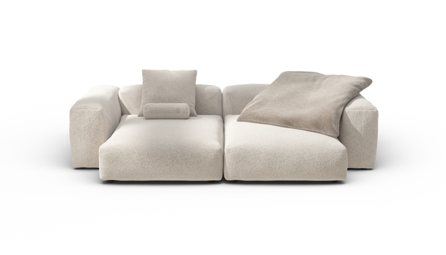 vetsak | Sofa Set 02 XLarge - Nub - Creme | Modulaire Sofa | 3.5 Zits | Big Sofa