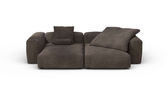 vetsak | Sofa Set 02 XLarge - Nub - Walnut | Modulaire Sofa | 3.5 Zits | Big Sofa