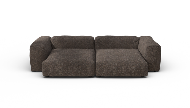vetsak | Sofa Set 02 XLarge - Nub - Walnut | Modulaire Sofa | 3.5 Zits | Big Sofa