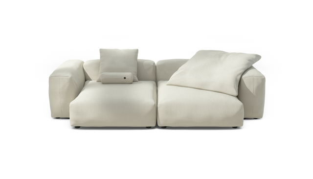 vetsak | Sofa Set 02 XLarge - Pique - Creme | Modulaire Sofa | 3.5 Zits | Big Sofa