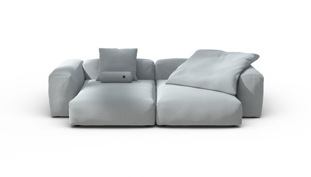 vetsak | Sofa Set 02 XLarge - Pique - Turquoise | Modulaire Sofa | 3.5 Zits | Big Sofa