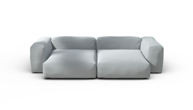 vetsak | Sofa Set 02 XLarge - Pique - Turquoise | Modulaire Sofa | 3.5 Zits | Big Sofa