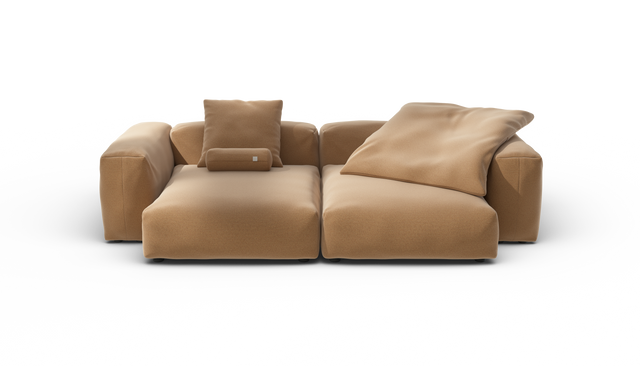 vetsak | Sofa Set 02 XLarge - Pique - Wheat | Modulaire Sofa | 3.5 Zits | Big Sofa