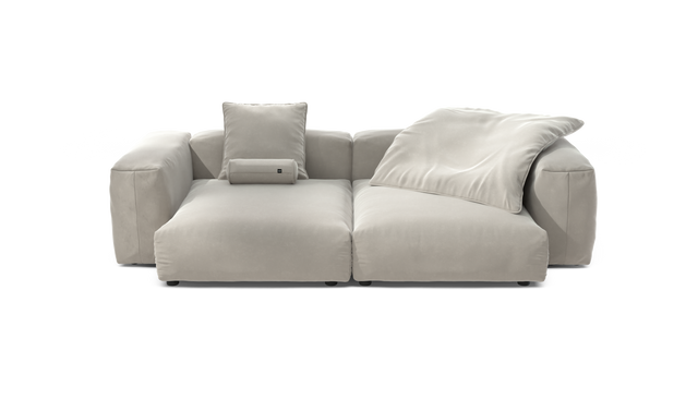 vetsak | Sofa Set 02 XLarge - Suave - Clay | Modulaire Sofa | 3.5 Zits | Big Sofa