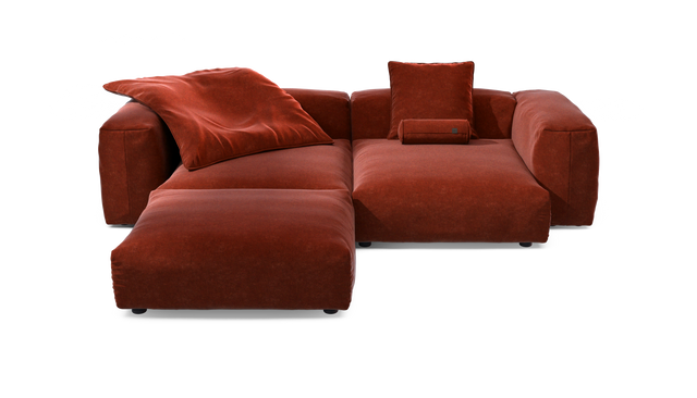 vetsak | Sofa Set 03 - Suave - Saffron | Modulaire Sofa | 3.5 Zits | Big Sofa | Hoeksofa