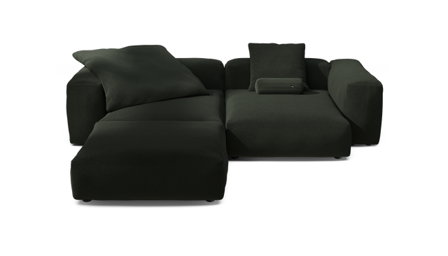 vetsak | Sofa Set 03 - Loop Loop - Mousse | Modulaire Sofa | 3.5 Zits | Big Sofa | Hoeksofa