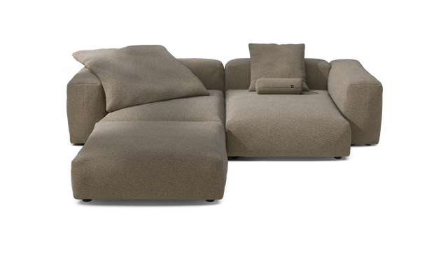 vetsak | Sofa Set 03 - Loop Loop - Taupe | Modulaire Sofa | 3.5 Zits | Big Sofa | Hoeksofa