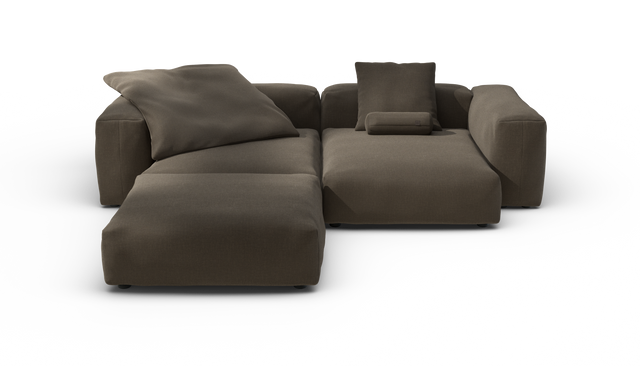 vetsak | Sofa Set 03 - Breeze - Brown | Modulaire Sofa | 3.5 Zits | Big Sofa | Hoeksofa