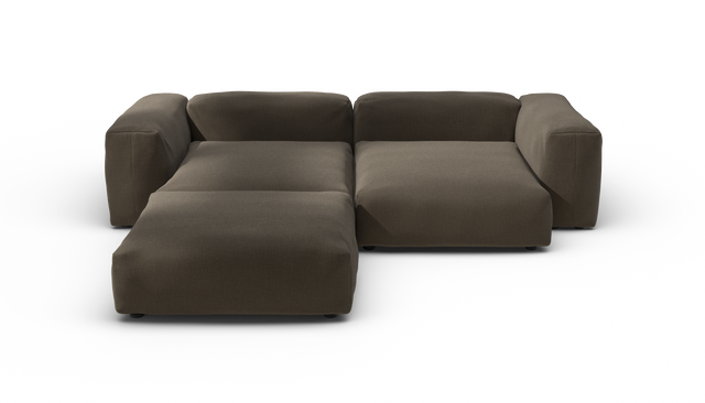 vetsak | Sofa Set 03 - Breeze - Brown | Modulaire Sofa | 3.5 Zits | Big Sofa | Hoeksofa