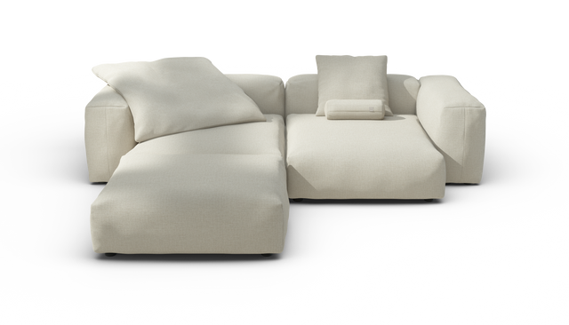 vetsak | Sofa Set 03 - Breeze - Ecru | Modulaire Sofa | 3.5 Zits | Big Sofa | Hoeksofa