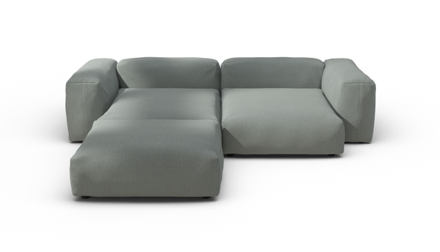 vetsak | Sofa Set 03 - Breeze - Sage | Modulaire Sofa | 3.5 Zits | Big Sofa | Hoeksofa