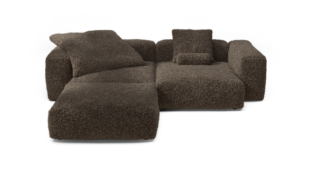 vetsak | Sofa Set 03 - Doodle - Cacao | Modulaire Sofa | 3.5 Zits | Big Sofa | Hoeksofa