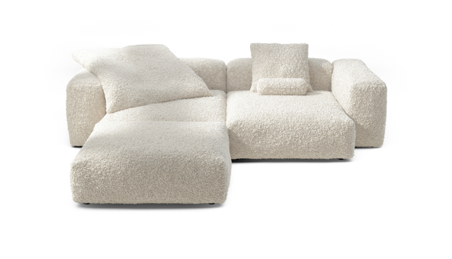 vetsak | Sofa Set 03 - Doodle - Creme | Modulaire Sofa | 3.5 Zits | Big Sofa | Hoeksofa