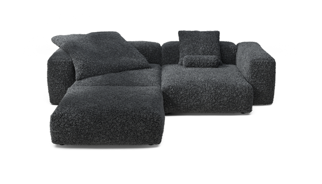 vetsak | Sofa Set 03 - Doodle - Dark Grey | Modulaire Sofa | 3.5 Zits | Big Sofa | Hoeksofa