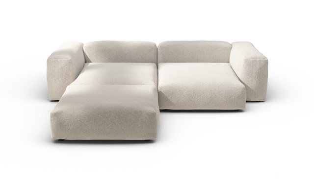 vetsak | Sofa Set 03 - Nub - Creme | Modulaire Sofa | 3.5 Zits | Big Sofa | Hoeksofa