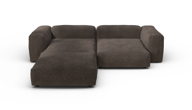 vetsak | Sofa Set 03 - Nub - Walnut | Modulaire Sofa | 3.5 Zits | Big Sofa | Hoeksofa
