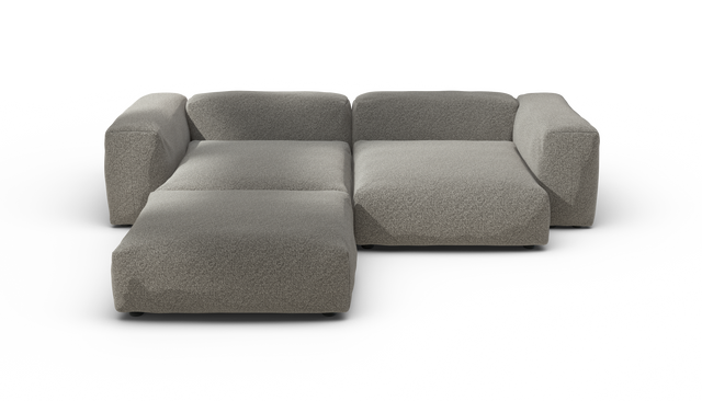 vetsak | Sofa Set 03 - Pebble - Platinum | Modulaire Sofa | 3.5 Zits | Big Sofa | Hoeksofa