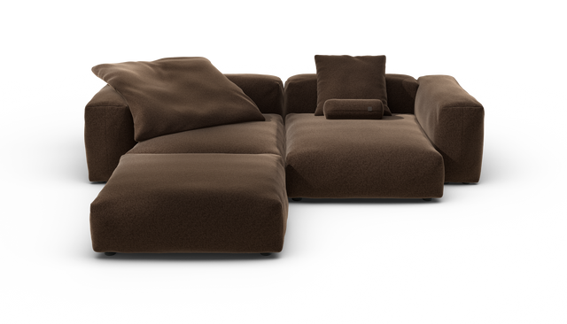 vetsak | Sofa Set 03 - Pebble - Umber | Modulaire Sofa | 3.5 Zits | Big Sofa | Hoeksofa