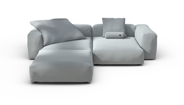 vetsak | Sofa Set 03 - Pique - Turquoise | Modulaire Sofa | 3.5 Zits | Big Sofa | Hoeksofa