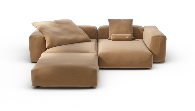 vetsak | Sofa Set 03 - Pique - Wheat | Modulaire Sofa | 3.5 Zits | Big Sofa | Hoeksofa