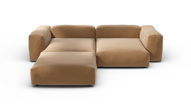 vetsak | Sofa Set 03 - Pique - Wheat | Modulaire Sofa | 3.5 Zits | Big Sofa | Hoeksofa