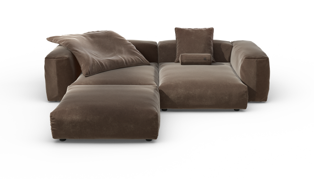 vetsak | Sofa Set 03 - Suave - Espresso | Modulaire Sofa | 3.5 Zits | Big Sofa | Hoeksofa