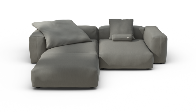 vetsak | Sofa Set 03 - Terrain - Flint | Modulaire Sofa | 3.5 Zits | Big Sofa | Hoeksofa