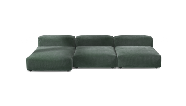 vetsak | Sofa Set 04 - Cord Velour - Hunter | Modulaire Sofa | 5 Zits | Big Sofa