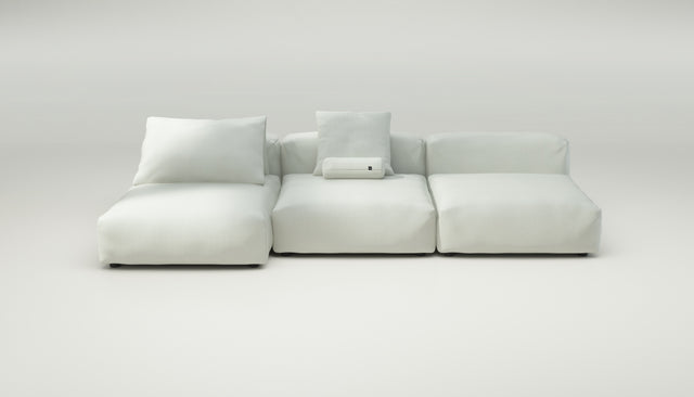 vetsak | Sofa Set 04 - herringbone - creme | Modulaire Sofa | 5 Zits | Big Sofa