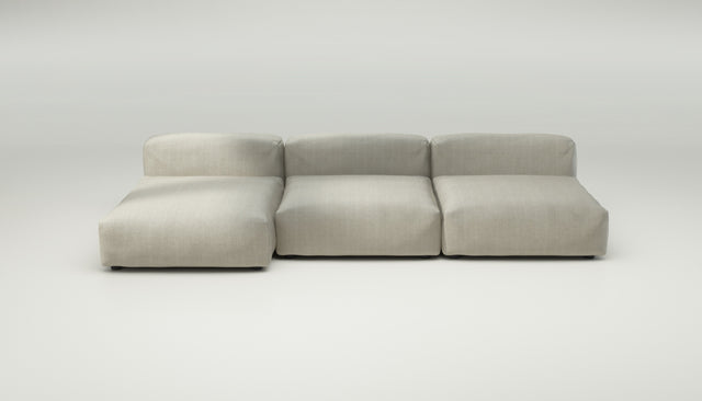 vetsak | Sofa Set 04 - herringbone - stone | Modulaire Sofa | 5 Zits | Big Sofa
