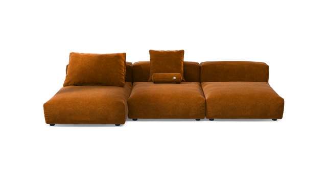 vetsak | Sofa Set 04 - Suave - Honey | Modulaire Sofa | 5 Zits | Big Sofa