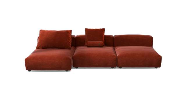 vetsak | Sofa Set 04 - Suave - Saffron | Modulaire Sofa | 5 Zits | Big Sofa