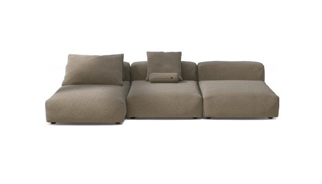 vetsak | Sofa Set 04 - Loop Loop - Taupe | Modulaire Sofa | 5 Zits | Big Sofa