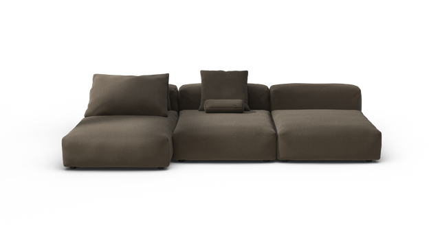 vetsak | Sofa Set 04 - Breeze - Brown | Modulaire Sofa | 5 Zits | Big Sofa