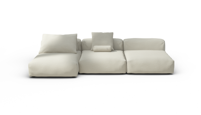 vetsak | Sofa Set 04 - Breeze - Ecru | Modulaire Sofa | 5 Zits | Big Sofa