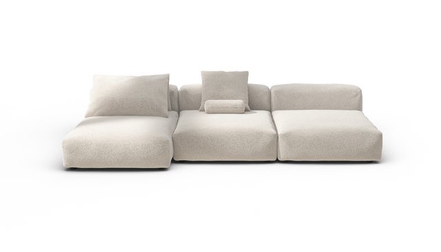 vetsak | Sofa Set 04 - Nub - Creme | Modulaire Sofa | 5 Zits | Big Sofa