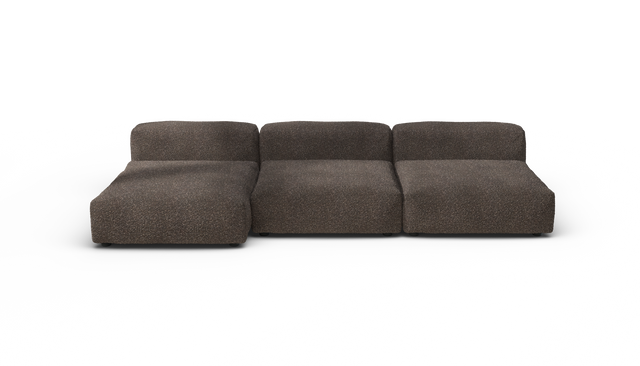 vetsak | Sofa Set 04 - Nub - Walnut | Modulaire Sofa | 5 Zits | Big Sofa
