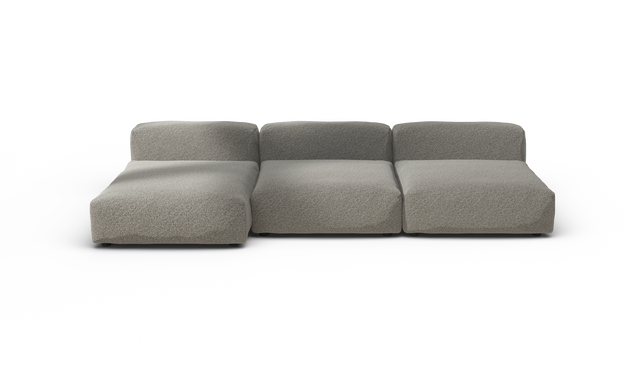 vetsak | Sofa Set 04 - Pebble - Platinum | Modulaire Sofa | 5 Zits | Big Sofa