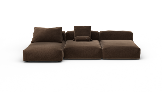 vetsak | Sofa Set 04 - Pebble - Umber | Modulaire Sofa | 5 Zits | Big Sofa
